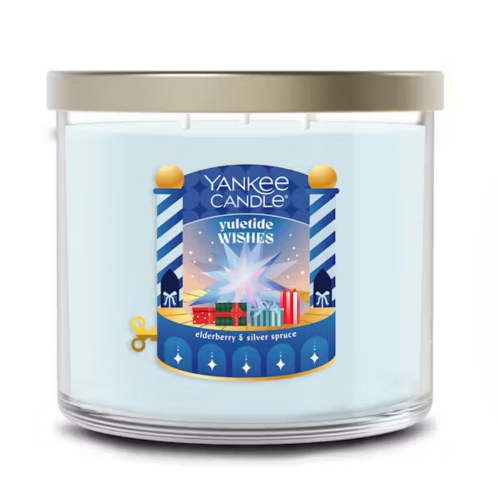 Yankee 3-Wick NWT (R $27) Yuletide Wishes Candle